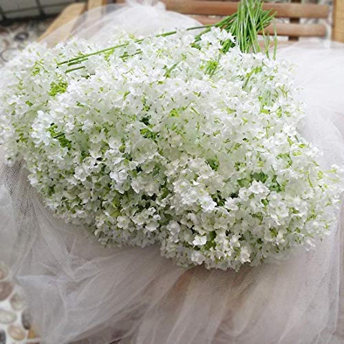 Bringsine Baby Breath Gypsophila Wedding Decoration Bride White Colour Pu Flowers 30 Pieces/lot - Image 4