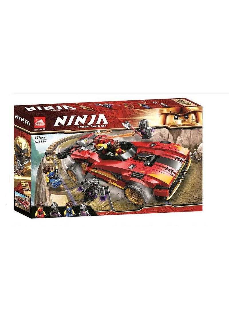 Lari Ninjago Series X-1 Ninja Supercar 627 Pieces - 11659 - Image 1
