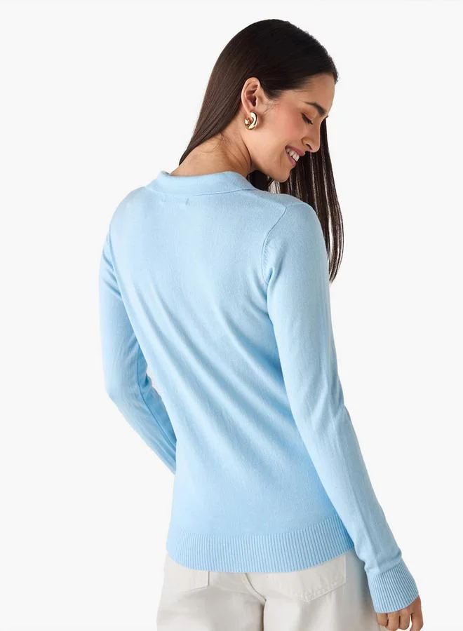 2Xtremz 2Xtremz Collared Sweater with Long Sleeves