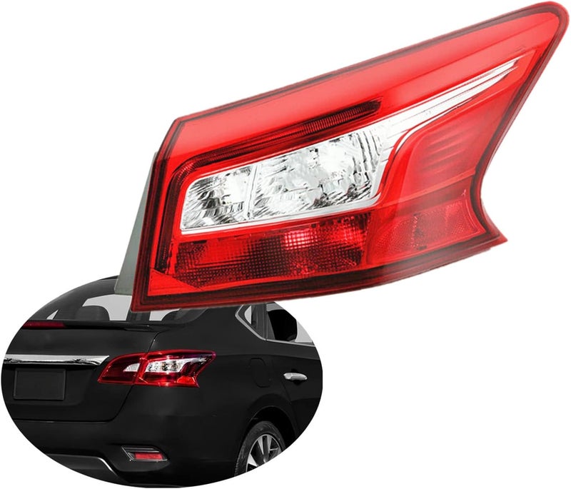 SEBLAFF 1-Pack RH LED Tail Light Assembly Replacement for 2016-2018 Sentra Outer Passenger Side - Image 1
