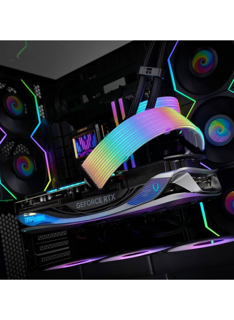 NANOTECH - Visionary Beast Gaming PC - AMD Ryzen 7 9800X3D AM5 Processor, 8 Cores & 16 Threads, X870 Motherboard, DDR5 32GB (2*16) Ram, 2TB Gen 4.0*4 NVMe M.2 SSD, Nvidia GeForce RTX 5080 16GB GDDR7 Graphics Card, 3 Fan AIO Liquid Cooler, 850W 80 Plus Gold Power Supply, Windows 11 Pro | Wi-Fi - Image 1