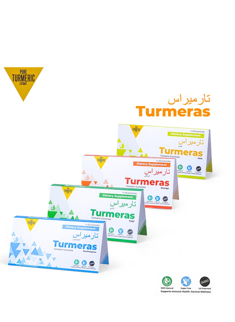 Turmeras - Turmeras Lime Gummy Curcumin Soft-gel Natural Immunity Booster- 10 pieces - Image 1