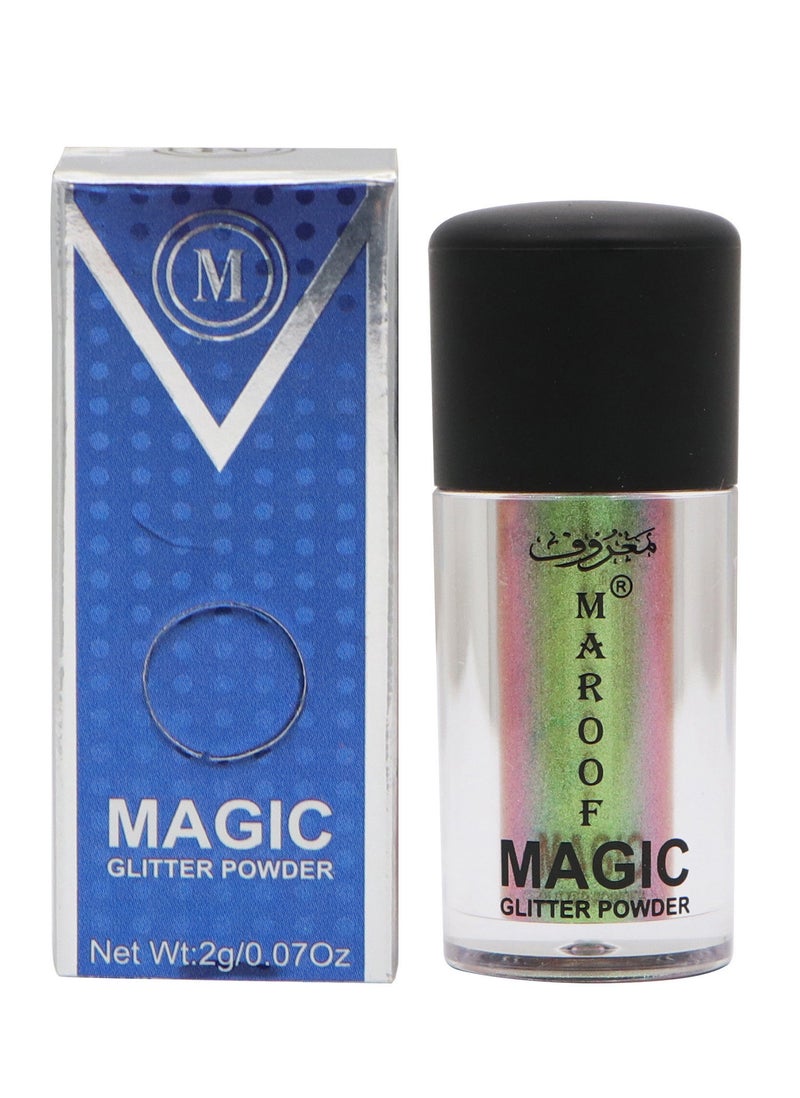 MAROOF Glitter Powder Magic 04 Neon Green - Image 1