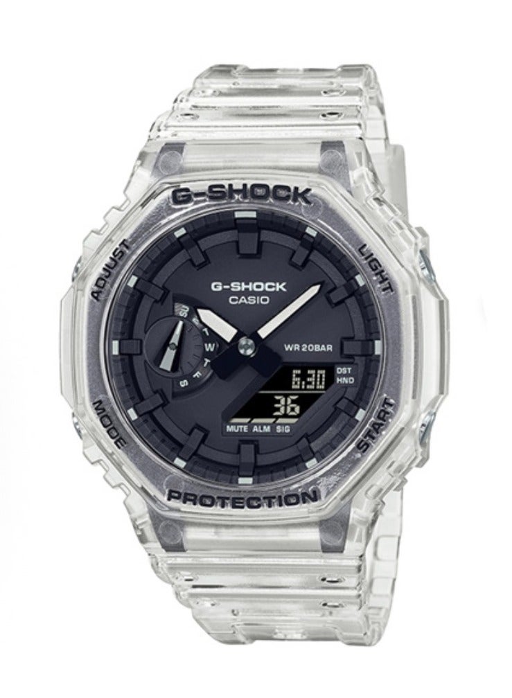 كاسيو GA-2100SKE-7A Transparent Ultra-Thin Stylish Sports Watch with Lightweight Design for Trendsetters - Image 1