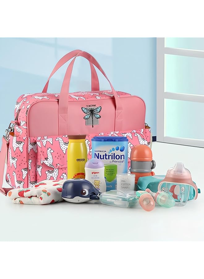 erorex Baby Diaper Bag Tote Large Capacity Mommy Bag Multifunction Baby Storage Bag With Adjustable - Image 5