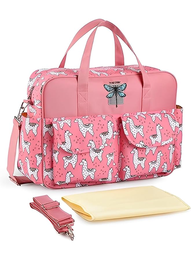 erorex Baby Diaper Bag Tote Large Capacity Mommy Bag Multifunction Baby Storage Bag With Adjustable - Image 1