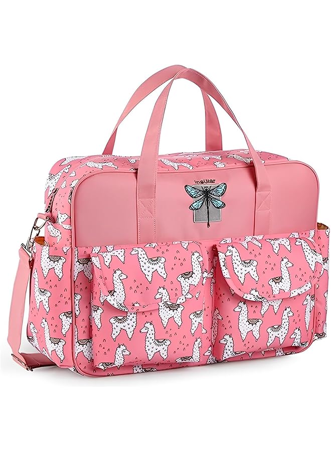 erorex Baby Diaper Bag Tote Large Capacity Mommy Bag Multifunction Baby Storage Bag With Adjustable - Image 2