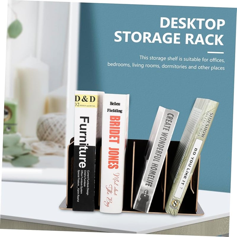 Modern Desktop CD Storage Rack Organizer For Home Office Disc Holder Polished Finish - Image 5