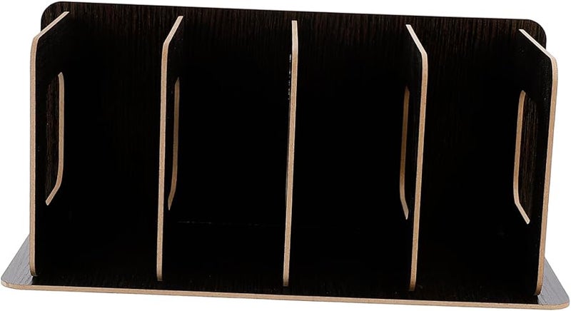 Modern Desktop CD Storage Rack Organizer For Home Office Disc Holder Polished Finish - Image 1