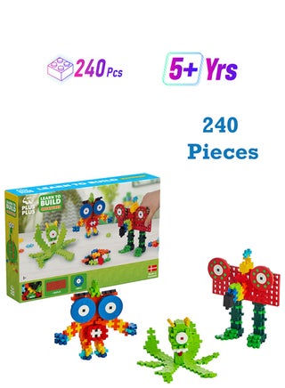 Learn to Build Set, Mini Interlocking Building Blocks, 3D Puzzle Stem & Art Kit Playset - Creatures, 240 Pieces - pzsku/ZEEDFA28097FB47895CD2Z/45/1749118607/c4cebaea-3f3f-4c86-b8b5-126f73779ae6
