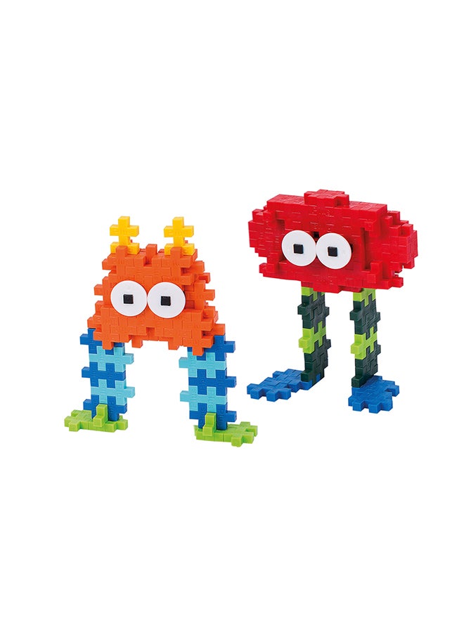 Plus-Plus Learn to Build Set, Mini Interlocking Building Blocks, 3D Puzzle Stem & Art Kit Playset - Creatures, 240 Pieces  - Image 3