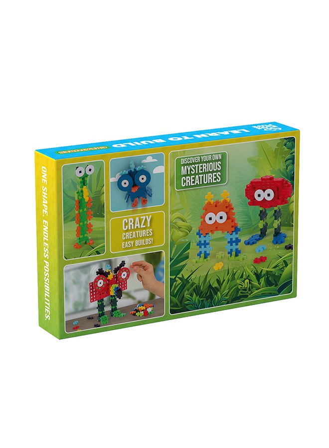 Plus-Plus Learn to Build Set, Mini Interlocking Building Blocks, 3D Puzzle Stem & Art Kit Playset - Creatures, 240 Pieces  - Image 2
