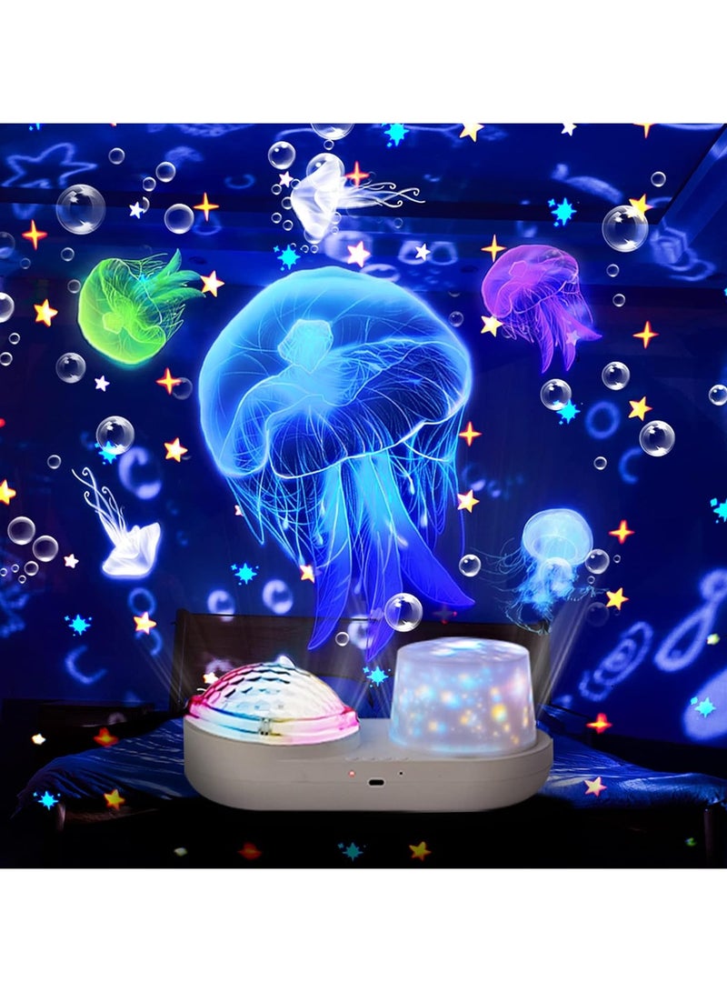 ارواق جهاز عرض ضوئي ليلي على شكل نجمة سكاي للأطفال، جهاز عرض كوكبة جالاكسي للأطفال، جهاز عرض يدور 360 درجة، مصباح إسقاط ضوئي لسماء الليل المرصعة بالنجوم - Image 1