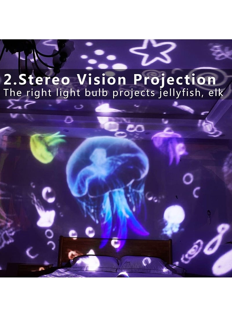 ارواق جهاز عرض ضوئي ليلي على شكل نجمة سكاي للأطفال، جهاز عرض كوكبة جالاكسي للأطفال، جهاز عرض يدور 360 درجة، مصباح إسقاط ضوئي لسماء الليل المرصعة بالنجوم - Image 4