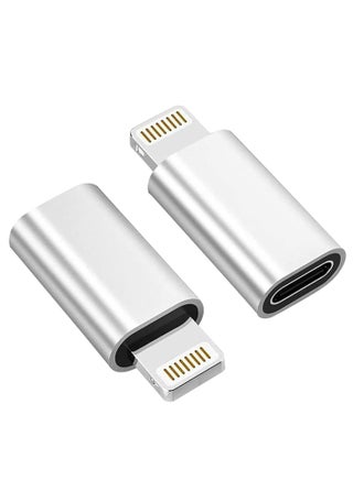 2 Pack USB C Female to Lightning Male Adapter, Support Charging, and Data Transmission, USB - pzsku/ZEEDFB50D72F275C50E55Z/45/_/1736230655/0eb5c29d-0d8c-4a09-8dae-44923e9afa93