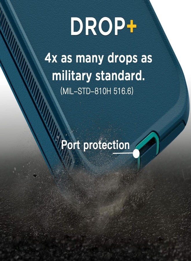 ايه اي كيس جراب AICase بمشبك حزام لهاتف iPhone 14 Pro Max (6.7 بوصة) مع واقي زجاجي، حماية فائقة من السقوط، مقاوم للصدمات والغبار، متين للغاية، بمواصفات عسكرية، مناسب لهاتف iPhone 14 Pro Max - Image 3