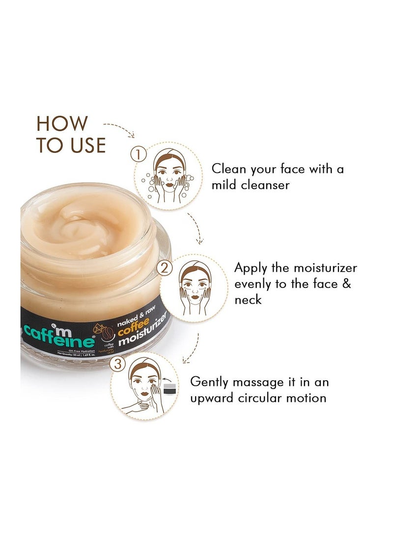إم كافيين مرطب للوجه خالي من الزيت مع فيتامين بي 5 برو حمض الهيالورونيك وقهوة الكافيين 50 مل - Image 4
