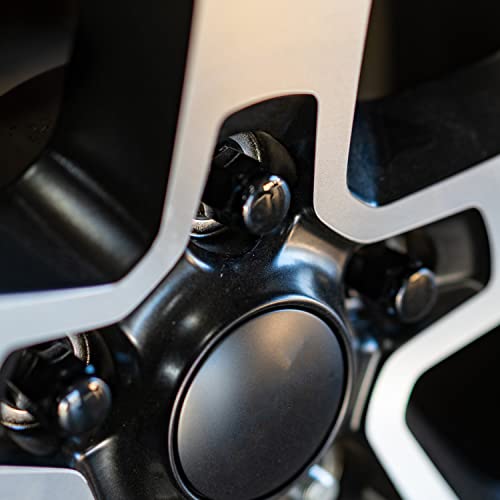 StanceMagic 20pcs 1/2-20 Lug Nuts Bulge Closed End, Cone Acorn Seat, 3/4" 19mm Hex, Compatible with Jeep Wrangler TJ JK Cherokee XJ Wrangler Liberty Rubicon CJ5 CJ7 ZJ WJ WK - Black, 1.4in Length - Image 5