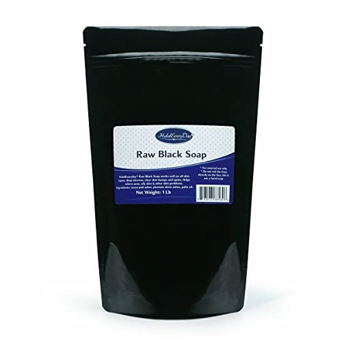 HalalEveryDay Raw Black Soap from Ghana 1 Lb by HalalEveryday - Image 5