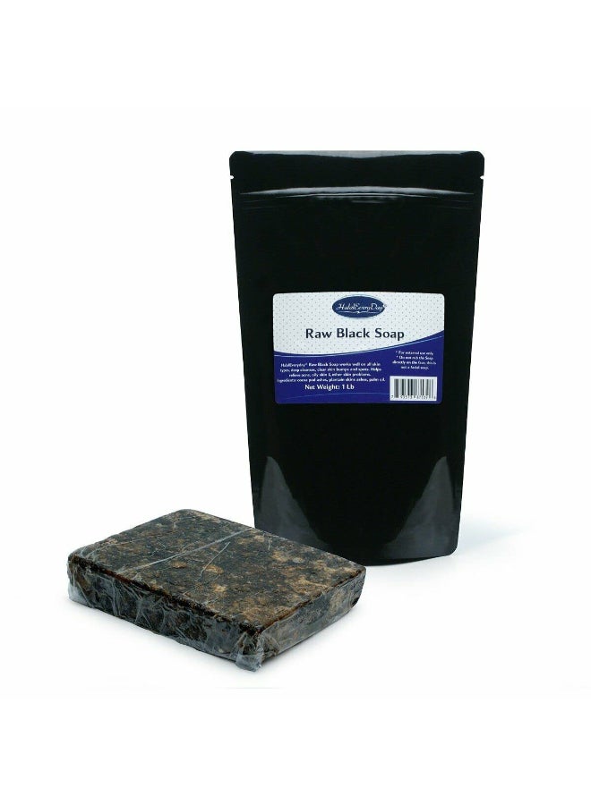 HalalEveryDay Raw Black Soap from Ghana 1 Lb by HalalEveryday - Image 3