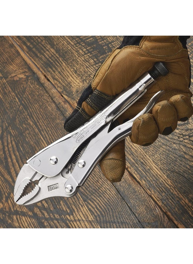 MALCO Malco Eagle Grip by LP10WC 10 in. Curved Jaw Locking Pliers with Wire Cutter  - Image 5