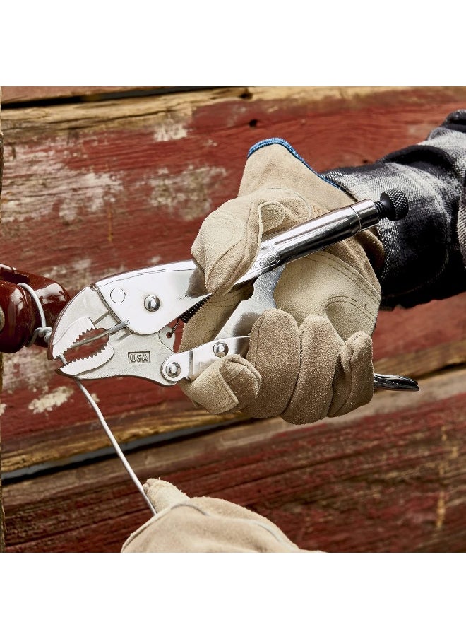 MALCO Malco Eagle Grip by LP10WC 10 in. Curved Jaw Locking Pliers with Wire Cutter  - Image 4