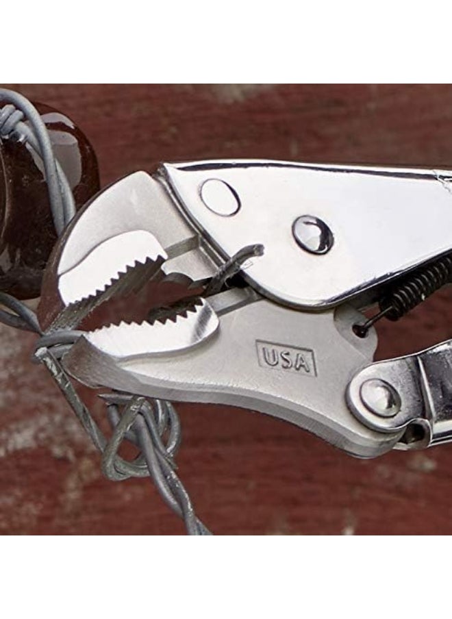 MALCO - Malco Eagle Grip by LP10WC 10 in. Curved Jaw Locking Pliers with Wire Cutter - Image 1
