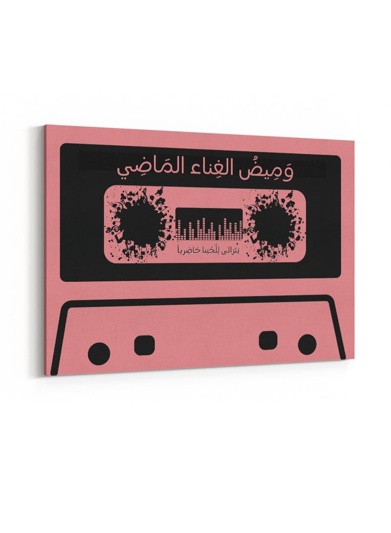 LOWHA Canvas Wall Art Stretched Over Wooden Frame with Cassette Tape Classic Design - Image 4