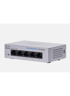 Cisco Business CBS110-5T-D Unmanaged Switch | 5 Port GE | Desktop | Ext PS | Limited Lifetime Protection (CBS110-5T-D)