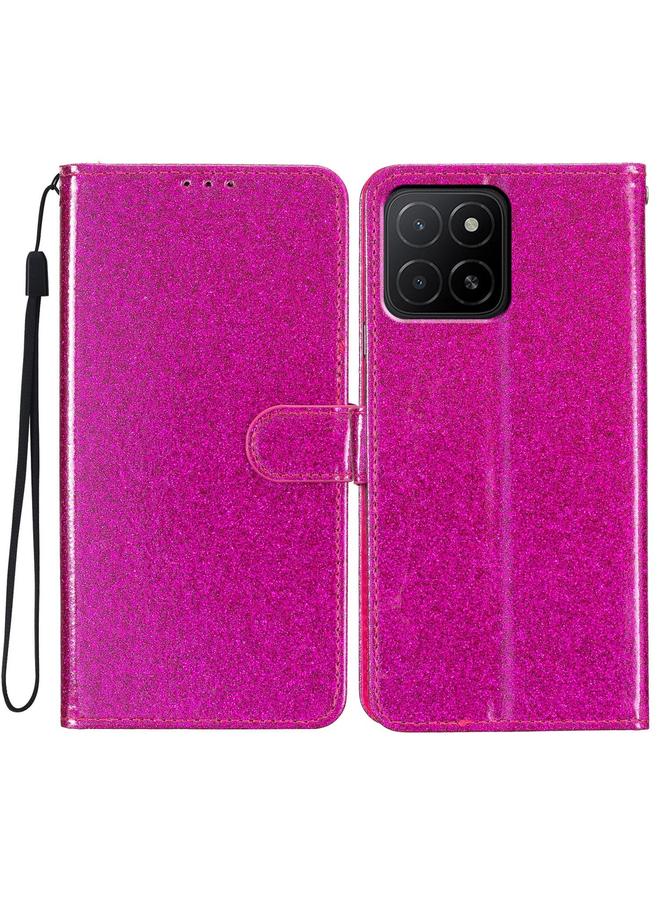 اس-توب جراب هاتف Honor X5b 4G من الجلد اللامع القابل للطي - Image 1