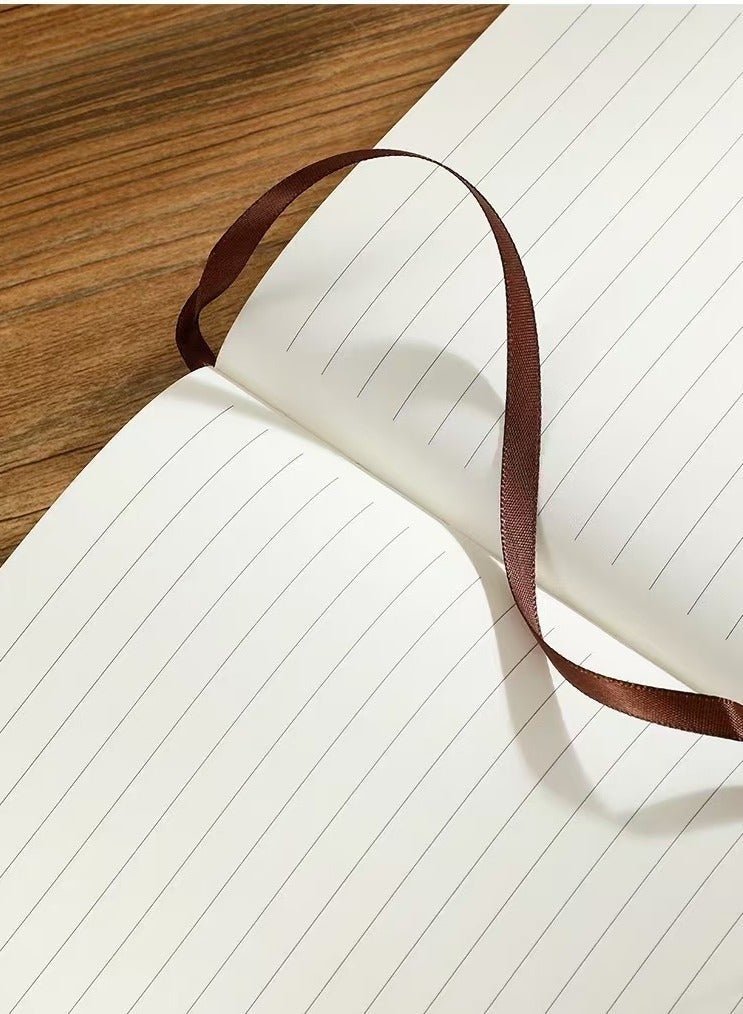 Generic A5 PU Leather Hardcover Notebook for Writing, Business Work,Travel,School,College, 5.5 x 8.3 inch, 200 Pages Classic College Ruled Journals Notepad.(Green)  - Image 4