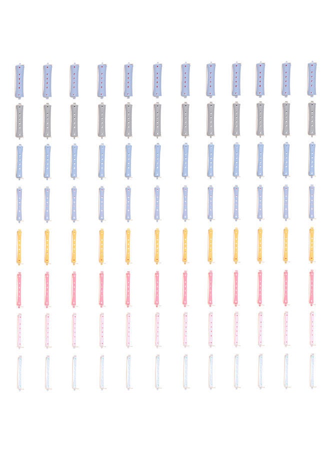 NIBEMINENT 96-Piece Hair Curler Perm Rods Rollers Set Multicolour - Image 1