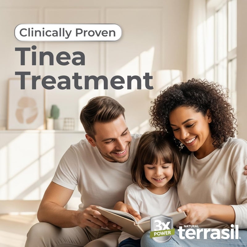 terrasil Tinea Versicolor Treatment Cream Max Strength, Antifungal Tinea Cream, Clinically Proven 1% Clotrimazole, Treats Most Ringworm & Fungal Infections, Soothing Relief of Itchy Dry Skin (1.7oz) - Image 2