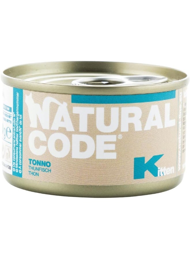 Natural Code Kitten Tuna Wet Cat Food - 85G - Image 1