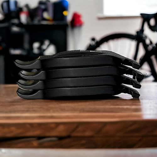 50 Strong Bike Tire Levers – Set of 4 Ultra-Strong Tire Spoons with Easy-Grip Interlocking Design – Made in USA – Essential Bicycle Repair Tool Brand - Image 3