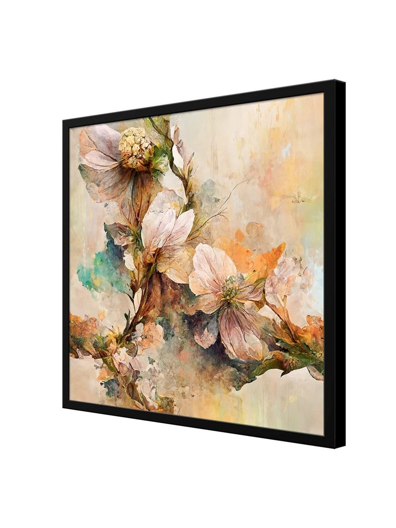 999STORE flower with abstract background modern artlong painting for wall decoration flower painting for bedroom BoxF36X360154 - Image 3