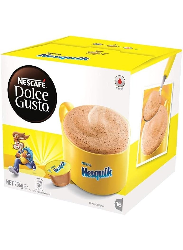 دولسي قوستو كبسولات نسكافيه® دولتشي غوستو® نسكويك (Nesquik) - 16 كبسولة - مشروب شوكولاتة ساخن لذيذ - Image 2