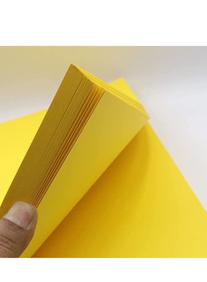 Terabyte A5 YELLOW CARD PAPER 160GSM 100SHEETS - Image 1