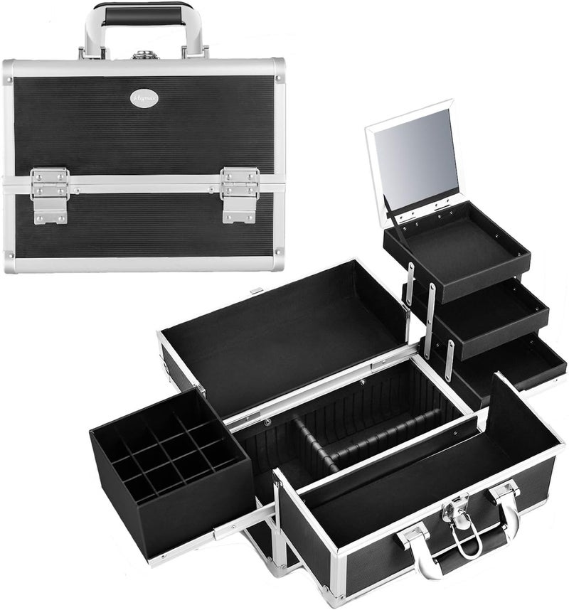 Joligrace Professional Makeup Train Case - Image 1