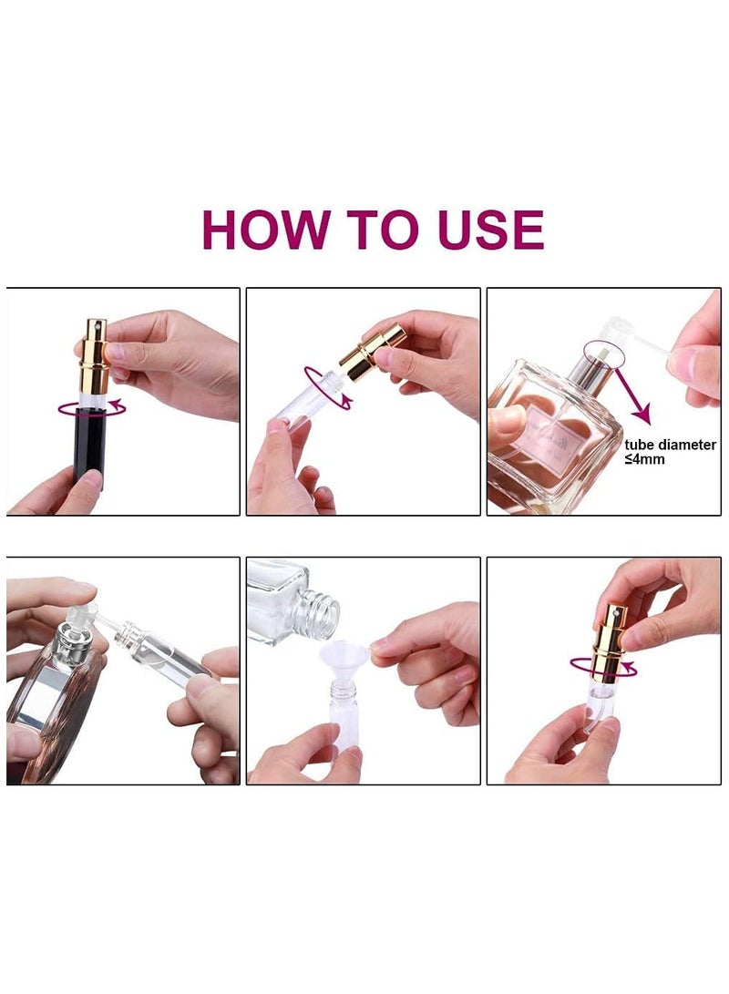 Excefore 3pcs 6ml Mini Portable Spray Cosmetic Bottles - Image 5