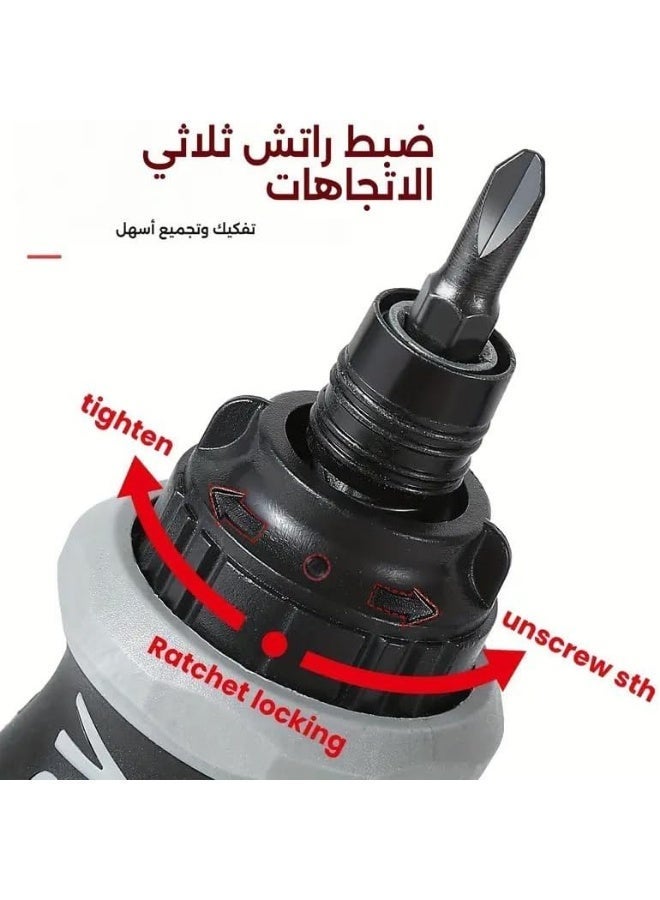 Multi-purpose extendable screwdriver with dual heads. Short, lightweight design for screws, home and professional maintenance. - Image 3