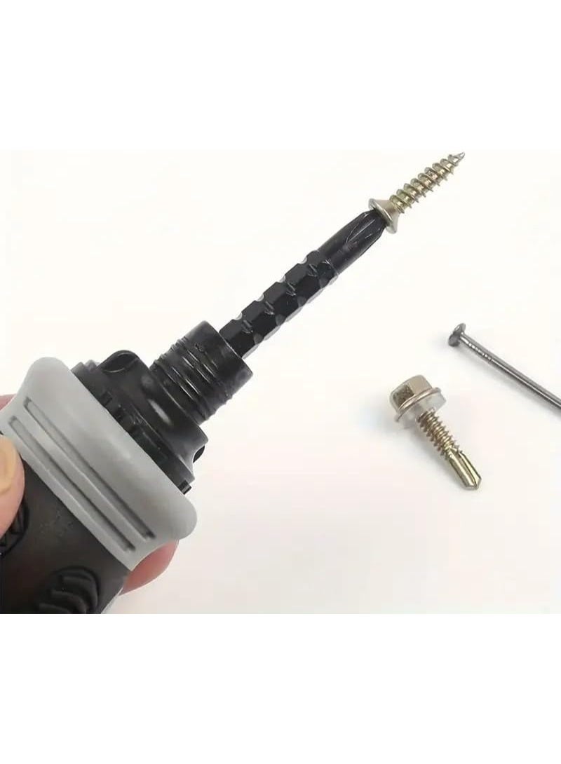 Multi-purpose extendable screwdriver with dual heads. Short, lightweight design for screws, home and professional maintenance. - Image 2