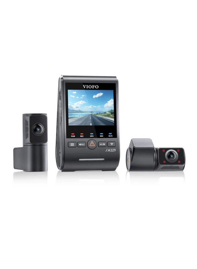 VIOFO A329S | 3CH | 4K 60FPS Front | 2K Fisheye Cabin | 2K Rear - Image 4