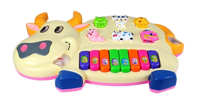 Magicwand Funny Musical & Educational Cow Piano for Kids - Image 3