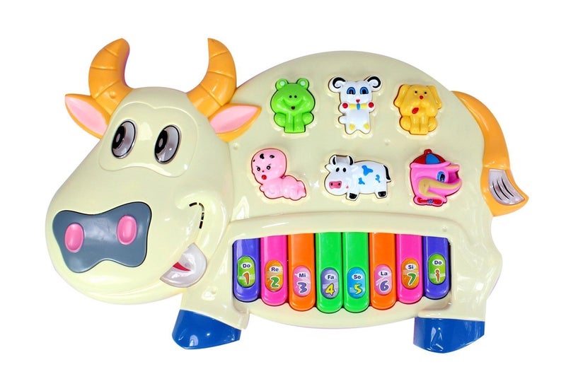 Magicwand Funny Musical & Educational Cow Piano for Kids - Image 1