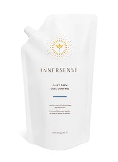 innersense INNERSENSE Organic Beauty - Natural Quiet Calm Curl Control | Non-Toxic, Cruelty-Free, Clean Haircare (Refill Pouch, 32 fl oz | 946 ml)  - Image 1
