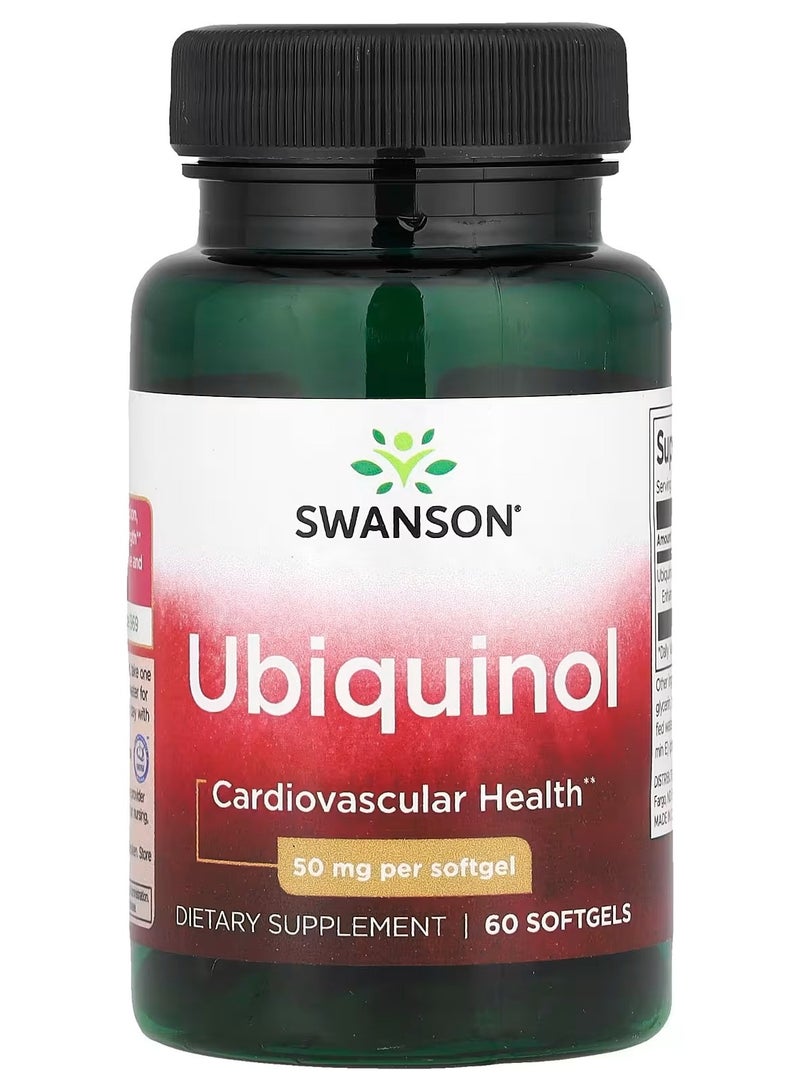 Swanson, Ubiquinol, 50 mg, 60 Softgels