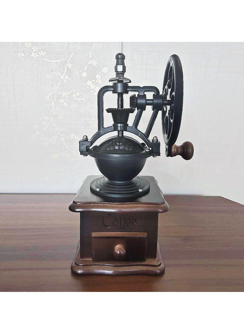 عام ملحقات القهوة، طاحونة قهوة يدوية من الخشب، مطحنة لحبوب القهوة والتوابل، للاستخدام المنزلي والمكتبي - Image 2