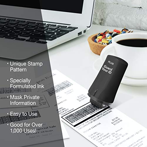 Plus Guard Your ID Advanced Security Roller 2.0 for Identity Theft Prevention Stamping Black - Image 5