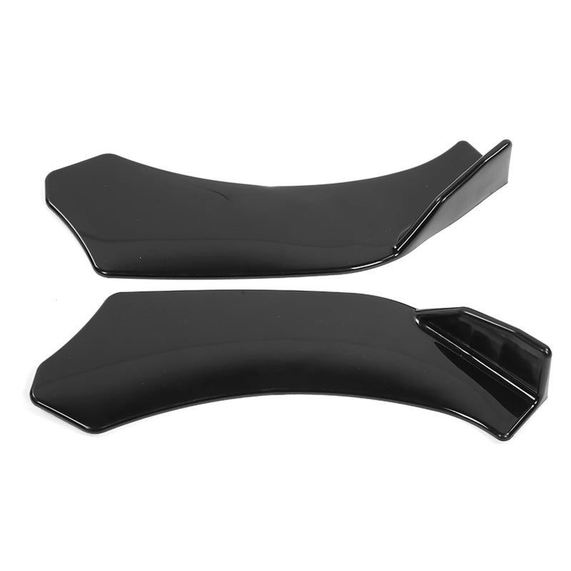 Universal Car Front Bumper Lip Splitter 4PCS Set Durable Body Kit Enhancer Guard - Image 3